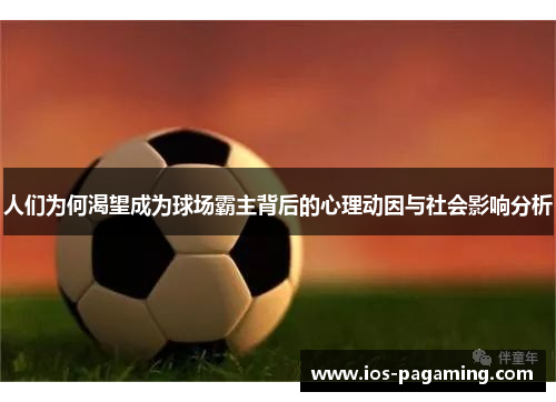 人们为何渴望成为球场霸主背后的心理动因与社会影响分析 人们为何渴望成为球场霸主背后的心理动因与社会影响分析